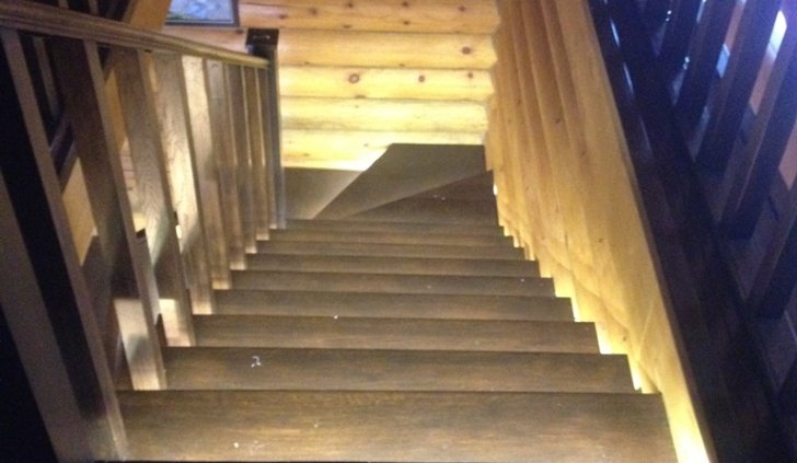 Лестница со светодиодной лентой Arlight