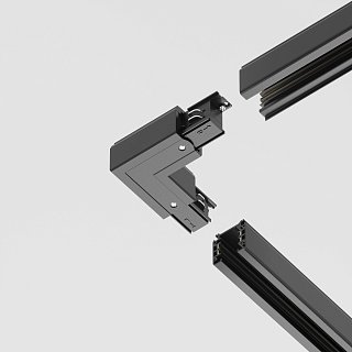 Коннектор угловой внутренний Trinity черный