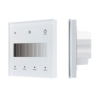 INTELLIGENT ARLIGHT Сенсорная панель SMART-DALI-301-11-1G-4SC-DIM-IN White (BUS/24V, Touch, 2.4G) (IARL, IP20 Пластик, 5 лет)