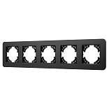 Рамка алюминиевая FRM-AKIRY-SFAL-5-BK (Arlight, -)