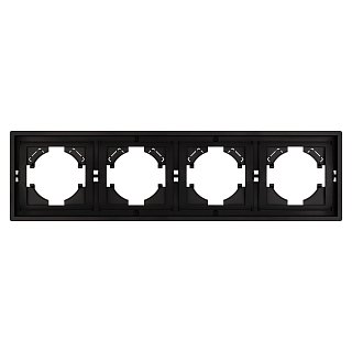 Рамка пластиковая FRM-TENDO-PL-4-BK (Arlight, -)