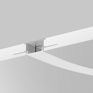 Алюминиевый профиль встраиваемый с боковым изгибом ALM-6214SB-S-2M