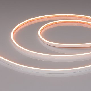 Светодиодная лента герметичная VELA-M240-2.5x6mm 24V Warm3000 (5 W/m, IP65, 5m) (Arlight, узкая)