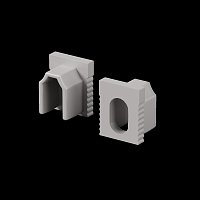 Комплект заглушек (для профиля 08×09) 10 шт., ALM-0809-EC 642069