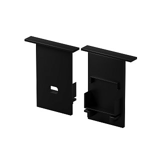 Комплект заглушек (для профиля 35×42) 2 шт., ALM-3542-B-EC 642054