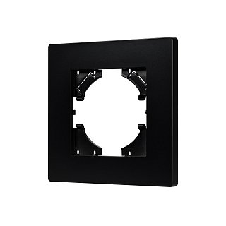 Рамка пластиковая FRM-PERIO-PL-1-BK (Arlight, -)