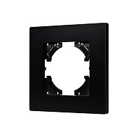 Рамка пластиковая FRM-PERIO-PL-1-BK (Arlight, -)