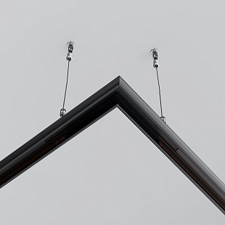 Коннектор угловой для круглого низкопрофильного шинопровода Exility