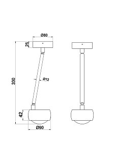 Потолочный светильник Lens 3000К 8 Вт