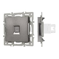 Механизм компьютерной розетки SCT-MPC1-PL-GR (RJ-45, CAT6) (Arlight, -)