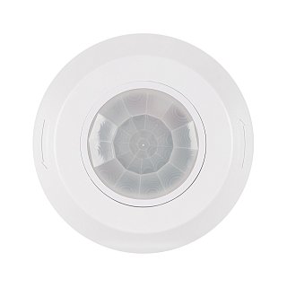 Датчик движения PRIME-PIR-SURFACE-R76-200W-WH (230V, 0.87A, SLIM) (Arlight, IP20 Пластик, 5 лет)