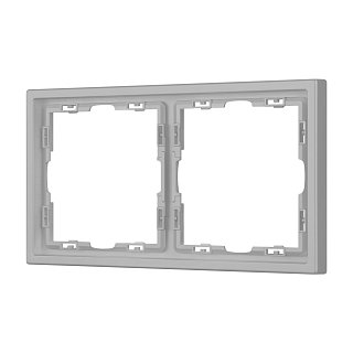 Рамка пластиковая FRM-NOBE-SFPL-2-IS (Arlight, Никель)