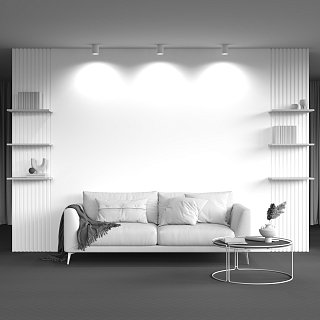 Потолочный светильник Slim GU10 1x10Вт