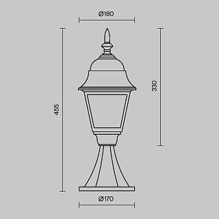 Ландшафтный светильник Abbey Road E27х1 60Вт IP 44