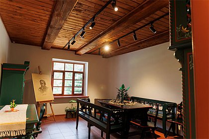 Аутентичный интерьер музея Кристионаса Донелайтиса