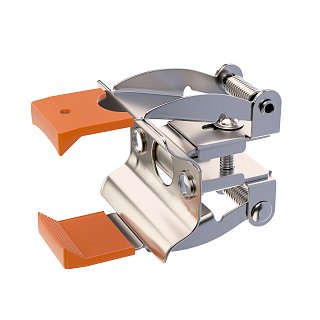 Держатель пружинный Unity встраиваемый, серебро