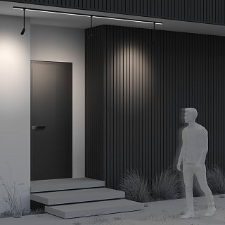 Уличный трековый светильник Focus Led Elasity IP 3000К 8Вт 55° черный