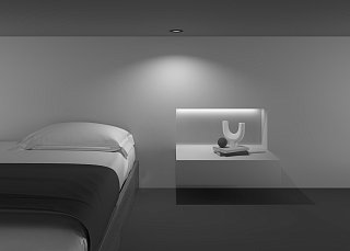 Встраиваемый светильник Yin GU10 1x10Вт