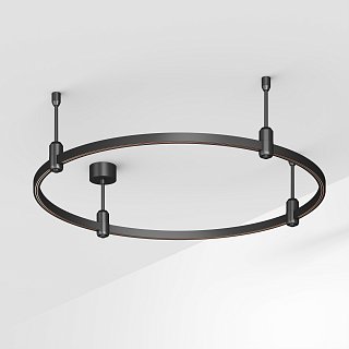Основание ART-APRIORI-ROUND-ROD-200-R800 (BK) (Arlight, IP20 Металл, 3 года)