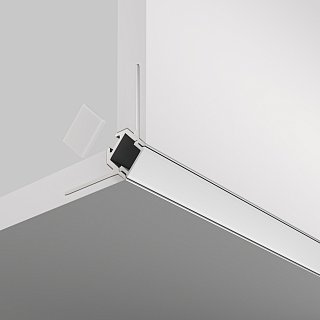 Алюминиевый профиль встраиваемый скрытого монтажа 50×22 (Серебро, 2 м), ALM-5022-S-2M