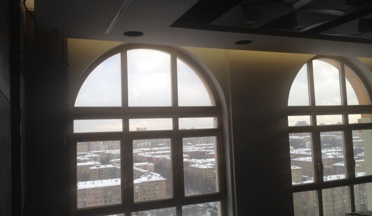 Закарнизная подсветка для штор светодиодной лентой Arlight