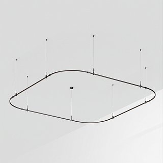 Основание ART-APRIORI-QUADRAT-SOFT-HANG-3500x3500 (BK) (Arlight, IP20 Металл, 3 года)