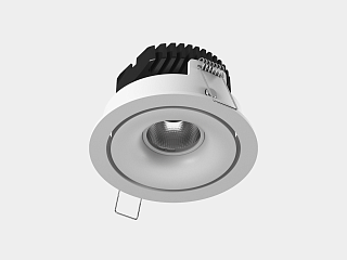 Корпус светильника потолочный встраиваемый  наклонный, COMBO11-WH, Белый, IP20, COMBO11-WH