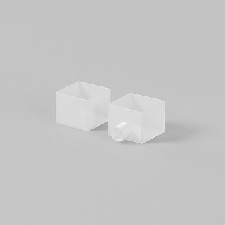 Заглушки для гибкого неона 16x16 мм 2 шт. (выход боковой)