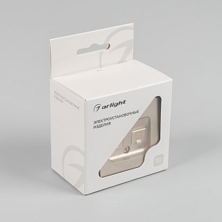 Механизм компьютерной розетки двойной SCT-MPC2-PL-GD-V (RJ-45, CAT6) (Arlight, -)