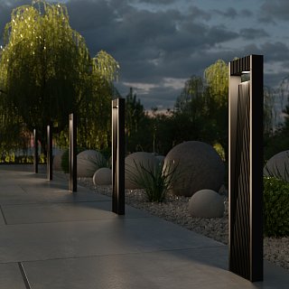 Ландшафтный светильник Sten 3000K 13Вт IP 65