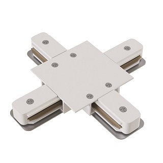 Коннектор Х-образный Unity встраиваемый белый