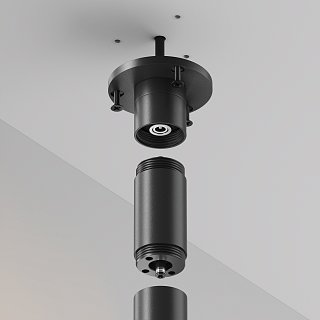 Основание для накладного монтажа системы Shelf с внутренней резьбой с вводом питания