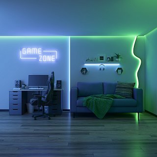 Лента герметичная AURORA-PS-A120-16x8mm 24V Blue (10 W/m, IP65, 2835, 5m) (Arlight, Силикон)