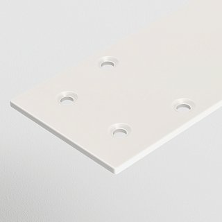 Заглушка торцевая 1шт S35 накладной белый