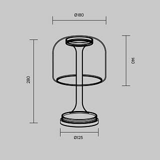 Настольный светильник Spirito 3000K 13Вт