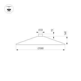 Светильник ART-INBELT-WOK-R580-20W Day4000-MIX (BK, 110 deg, 48V, DALI) (Arlight, IP20 Металл, 3 года)
