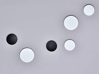 Светильник настенный GW CIRCUS черный, 3000K, 6 Вт, GW-8663S-6-BL-WW