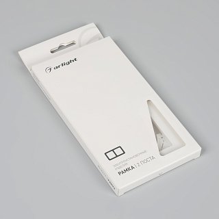 Рамка пластиковая FRM-PERIO-PL-2-WH (Arlight, -)