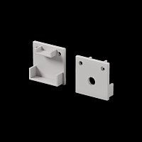 Комплект заглушек (для профиля 20×20) 2 шт., ALM-2020B-EC 642077