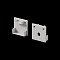 Комплект заглушек (для профиля 20×20) 2 шт., ALM-2020B-EC 642077