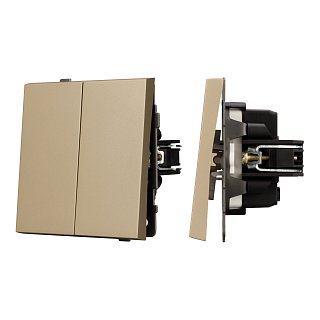 Механизм выключателя управления шторами SWT-TENDO-MKR2-SFPL-GD (230V, 10A) (Arlight, -)