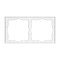 Рамка пластиковая FRM-NOBE-SFPL-2-WH (Arlight, -)