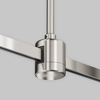 Крепление потолочное Long 700мм с прямым коннектором питания Flarity платина