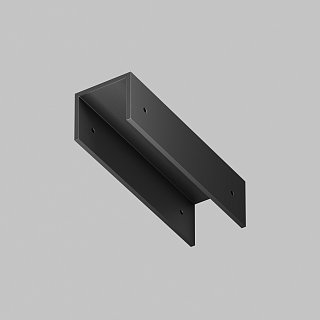 Коннектор прямой для профиля Elasity IP черный