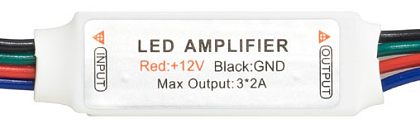 Мини-усилитель RGB ELF, 12/24В, 2А/канал