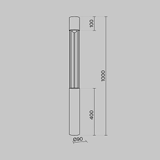 Ландшафтный светильник Mill 3000K 12Вт IP 65