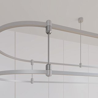 Коннектор жесткий с питанием ART-APRIORI-CON-ROD-A-L260-POWER (TN, вертикальный) (Arlight, IP20 Металл, 3 года)