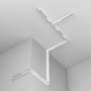 Заглушка торцевая 2 шт. Exility накладной белый