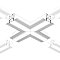 Крестовина SL-LINIA55-FANTOM (Arlight, Металл)