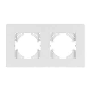 Рамка пластиковая FRM-PERIO-PL-2-WH (Arlight, -)